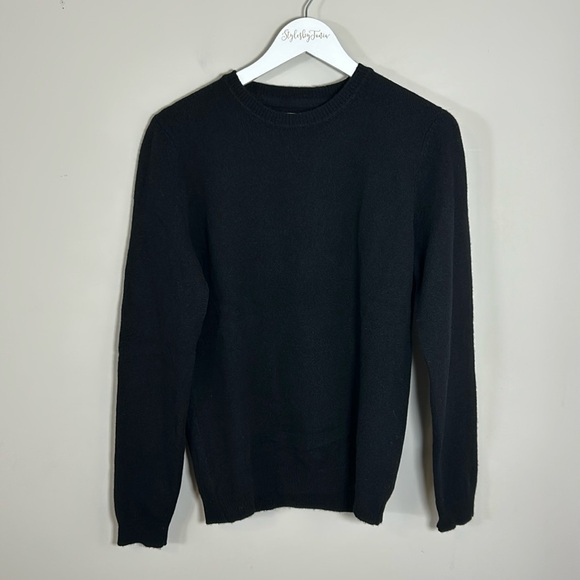 NORSE PROJECTS Sigfred Lambswool Black Italian Crewneck Italy Mens Sz S - Picture 3 of 15